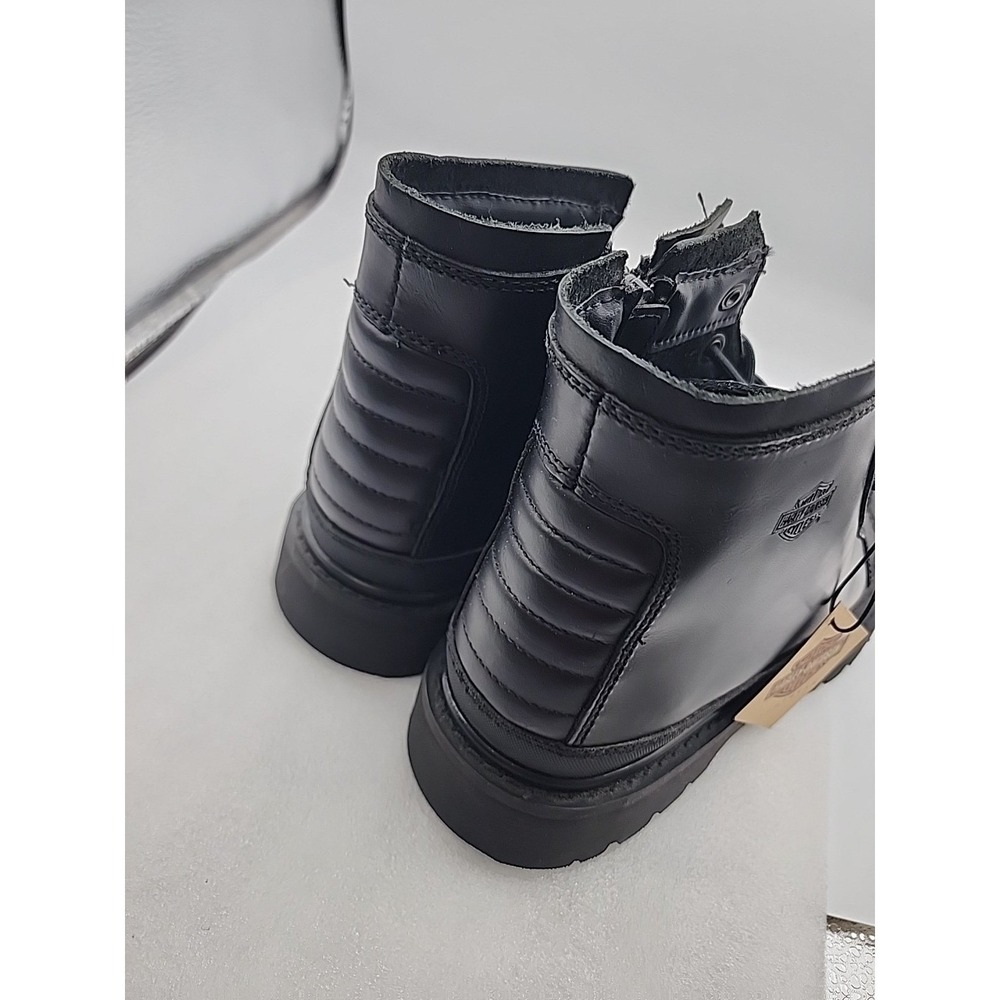 Harley Davidson Mens Black NWT Boots Size 11.5 M - Picture 6 of 11
